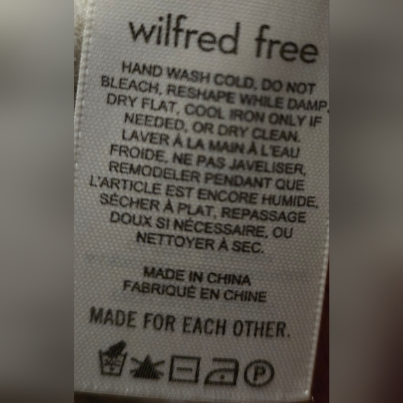 WILFRED FREE plush cream sweater - Picture 4 of 5